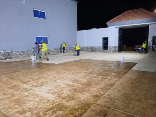 الخرسانة المطبوعة