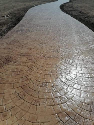 الخرسانة المطبوعة