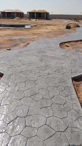 الخرسانة المطبوعة